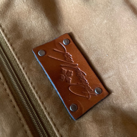 Patricia Nash black with silver tarnish clutch strap bag - Picture 2 of 4